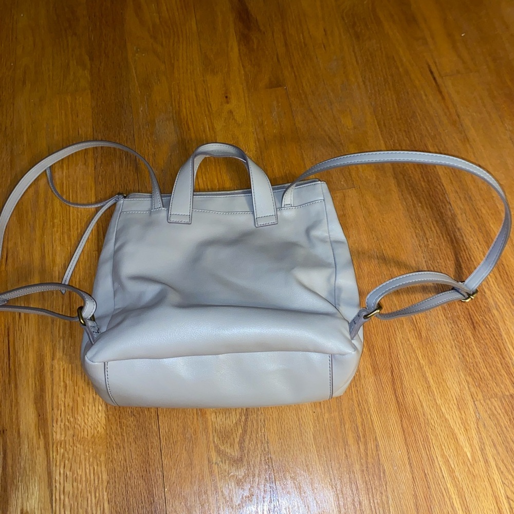 Fossil Gray Woven Backpack - Picture 4 of 5